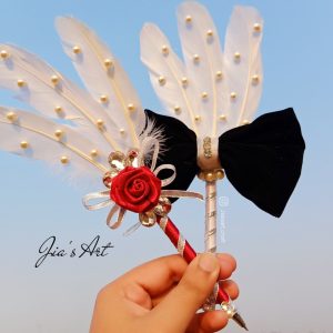 Red & Black Pens Pair for Couple