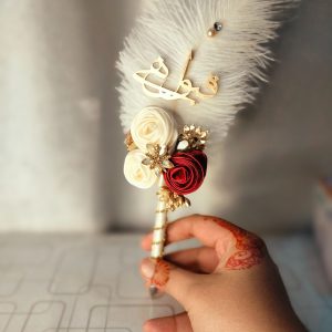 OffWhite & Mahroon Nikkah Pen