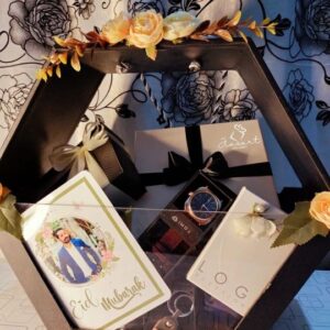 Acrylic Wooden Basket for Him