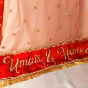 Name Duppta Completely Handmade front side work