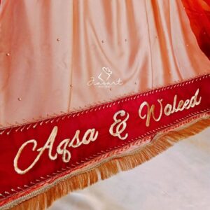 Name Duppta Completely Handmade front side work