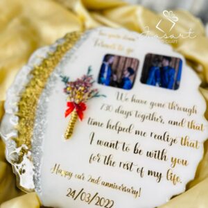 10 Inches Anniversary Customized Printed New Launch Resin Tray