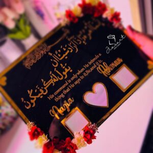 New Launched Black Thumb board with Red flowers