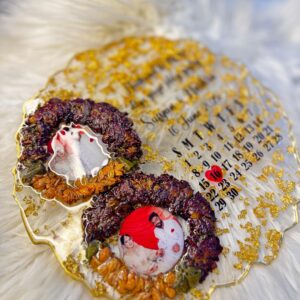 10 inches tray gajray flower preservation