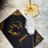 A4 Size Booklet In BLack & Golden theme with Pen & Pen Holder